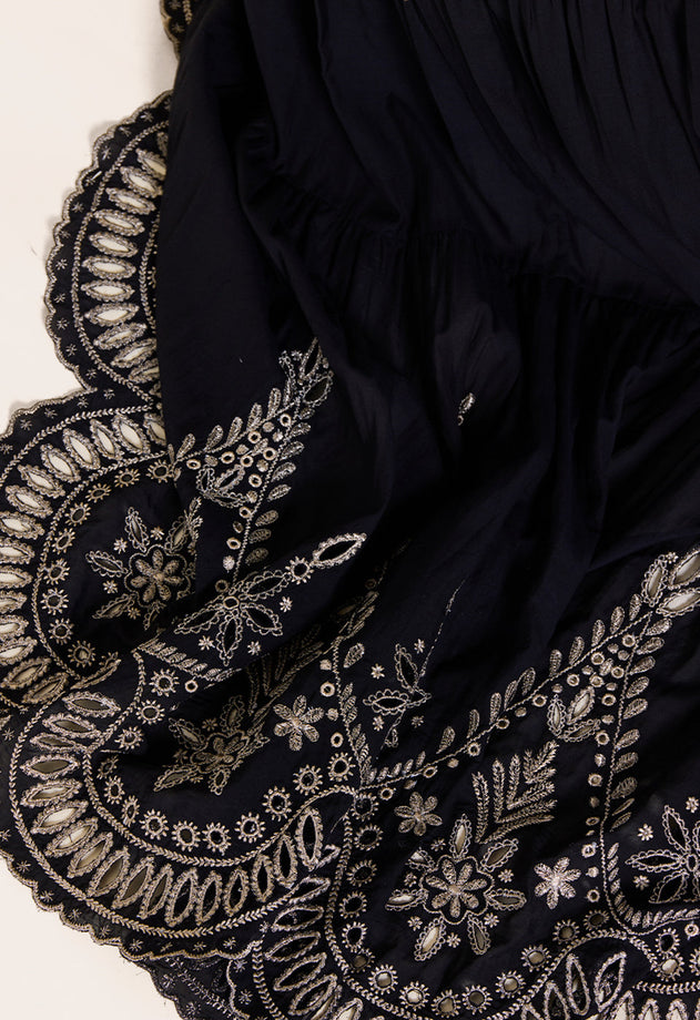 Zephyr Maxi Dress Onyx Black