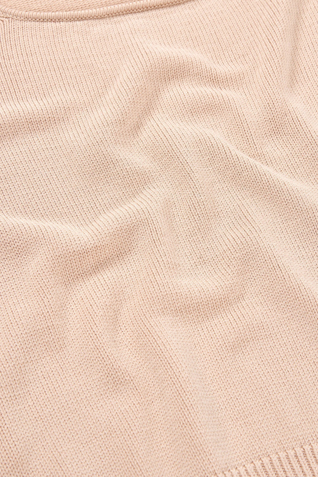 Haya Knitted Tencel Top Pink/White