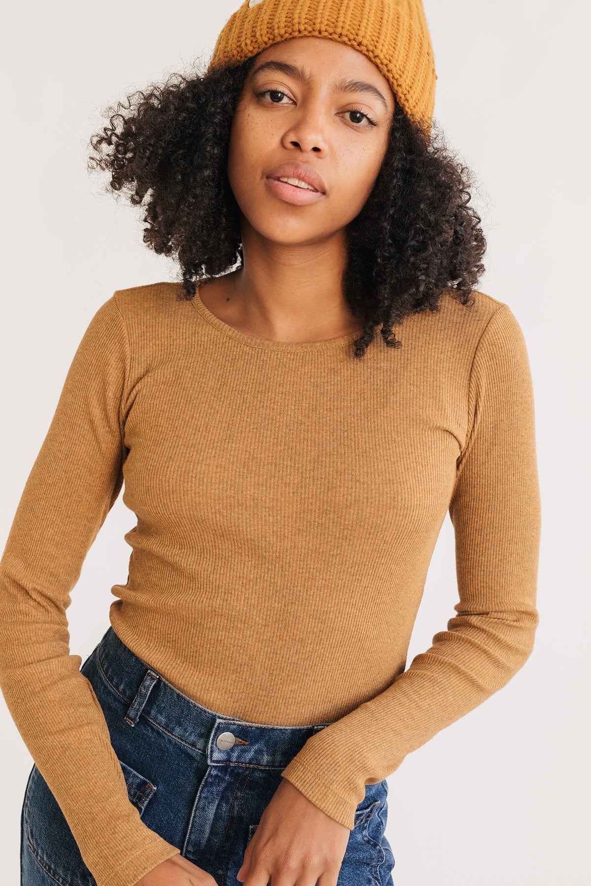 Arran Top Golden Brown