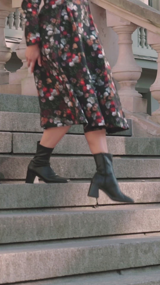 Double Breasted Trench Coat Black Rose Garden