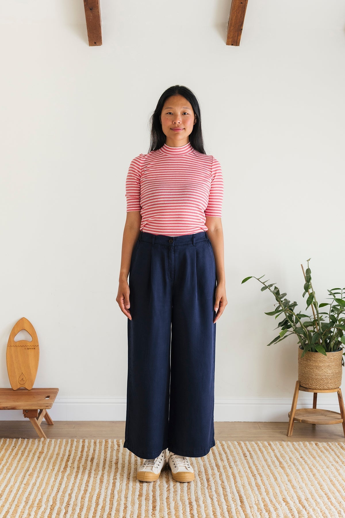 Bellamy T-Shirt Pink Stripes