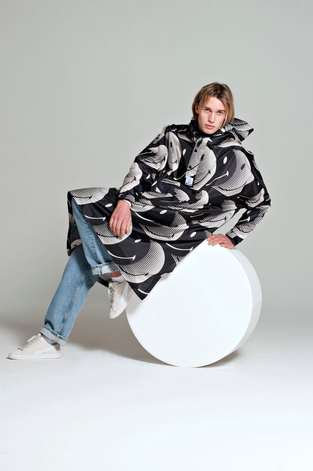 Half Moon x Smiley Rain Poncho