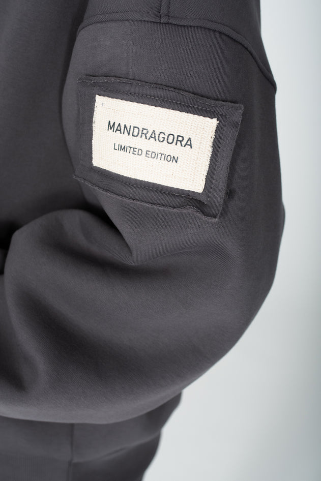 Kangaroo Pocket Hoodie Anthracite