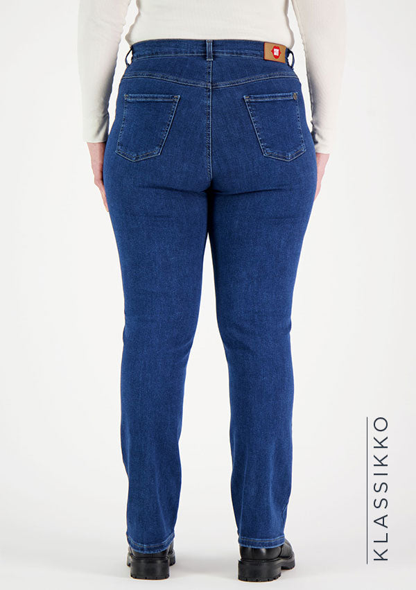 Caramel High Waist Super Stretch Jeans Blue