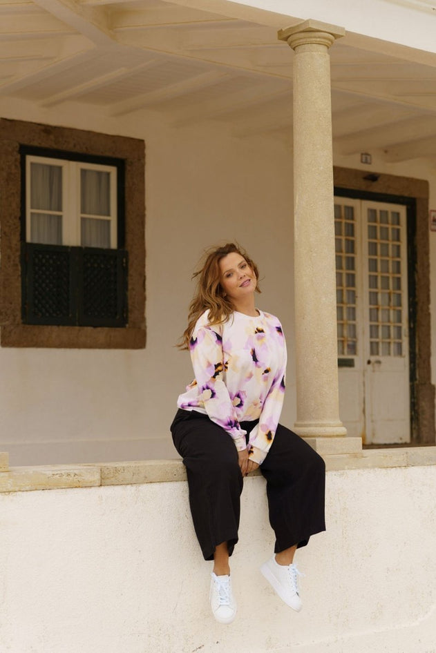 Casual Chic Print Shirt Amber - IVALO.COM