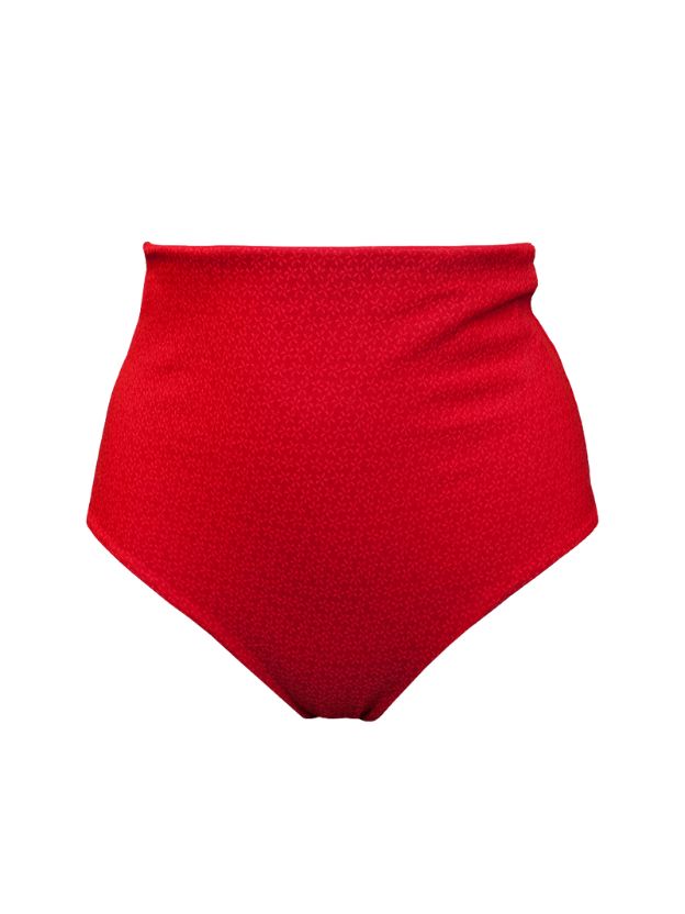 Geranium Core Korkeavyötäröinen Bikini Alaosa Punainen