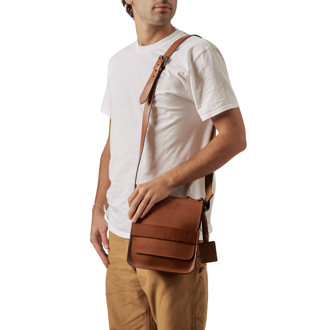 Leather Messenger Mod 114 Brown