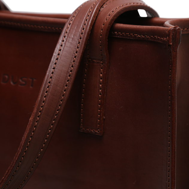 Leather Tote Mod 105 Dark Brown