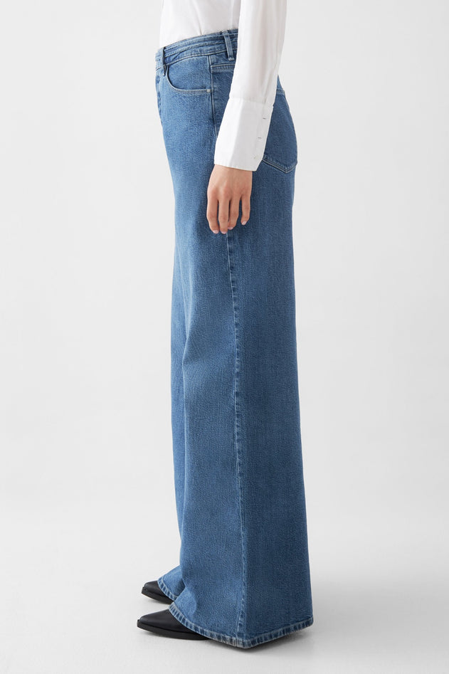 Blaze High Waist Jeans Medium Blue