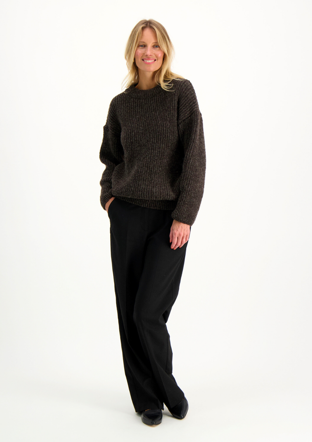 Sofie O-Neck Brown