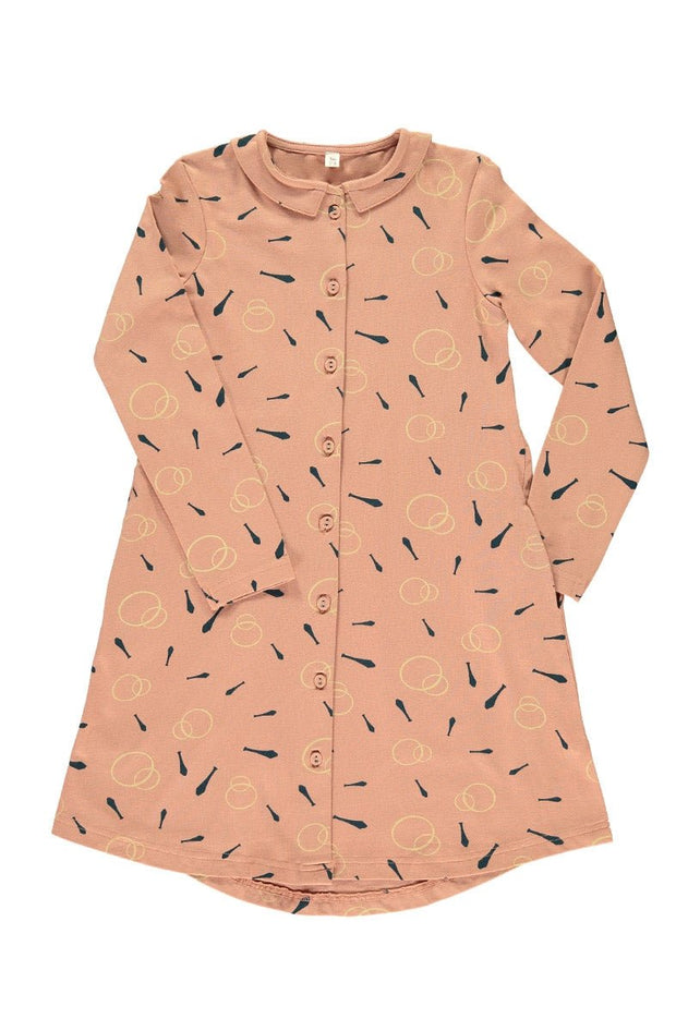 Kids' Shirt Dress Juggling Pink