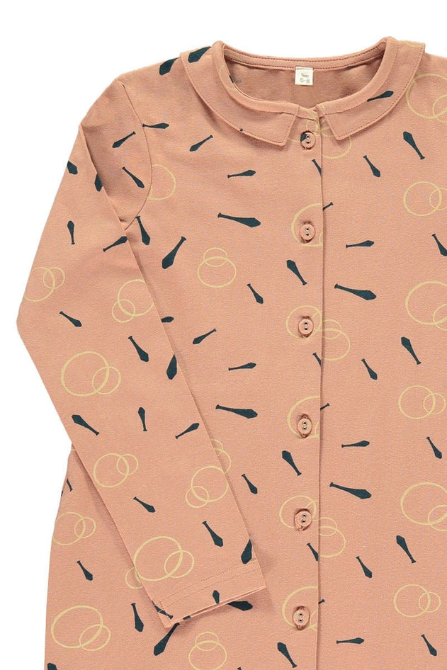 Kids' Shirt Dress Juggling Pink