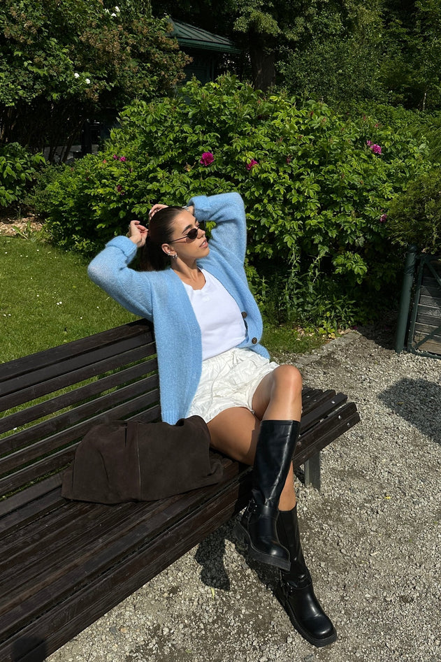 Melody Mohair Cardigan Sky Blue