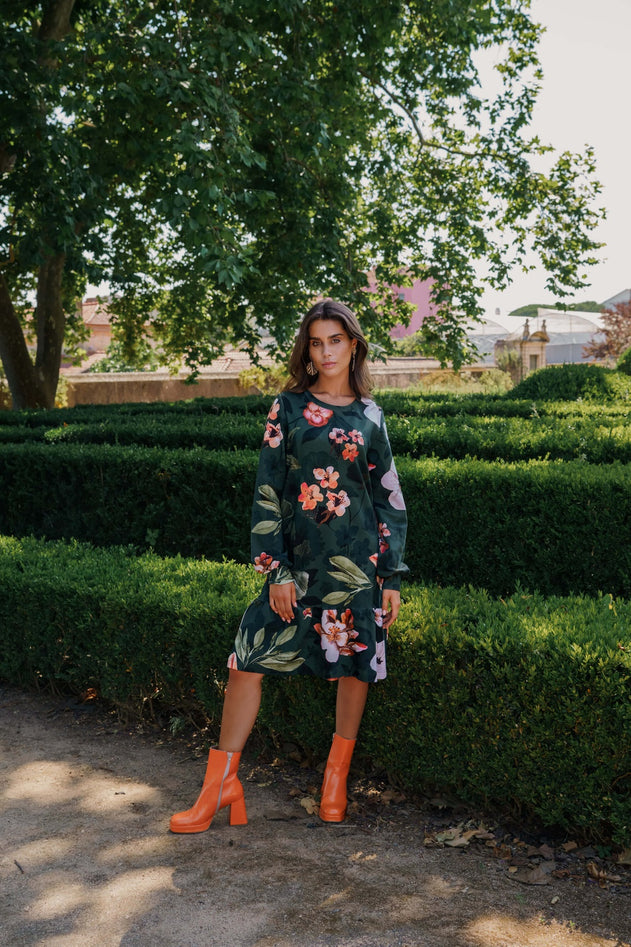 Poppy Dress Olive Siesta