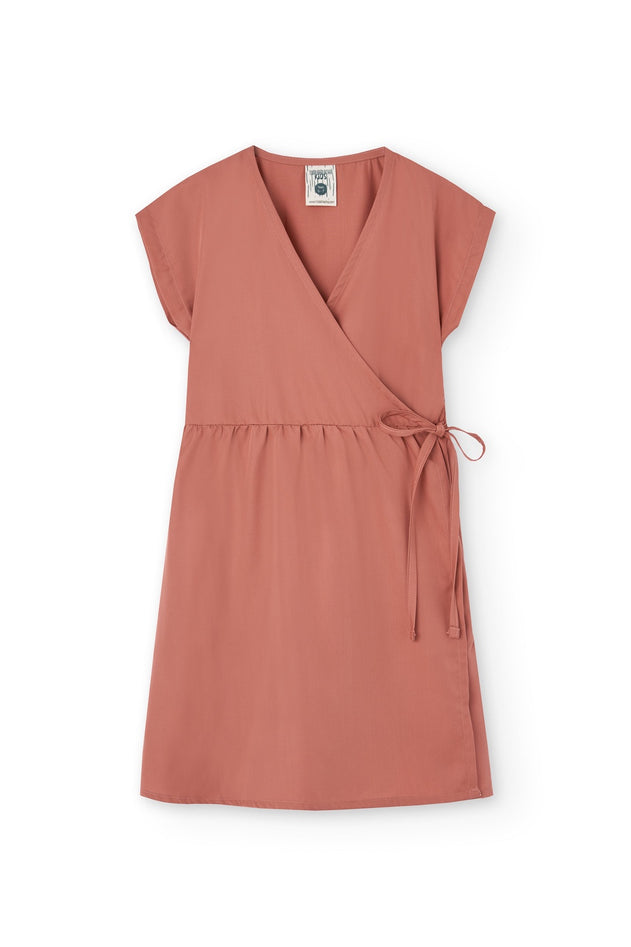 Hannia TENCEL™ Wrap Dress in Pink