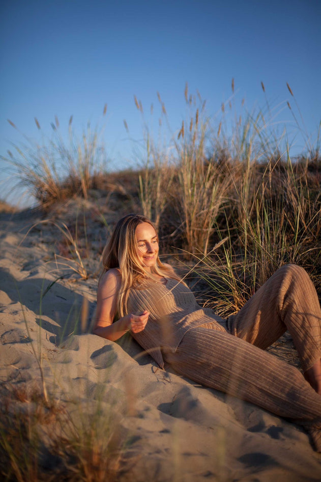 Sole Linen Beach Pants Sand
