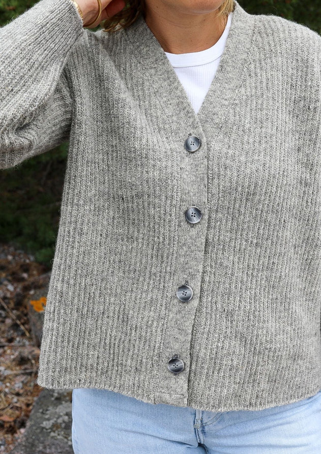 Elisabet Cardigan Mid Grey