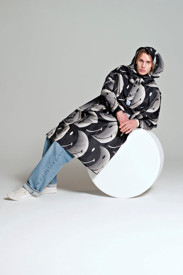 Half Moon x Smiley Rain Poncho