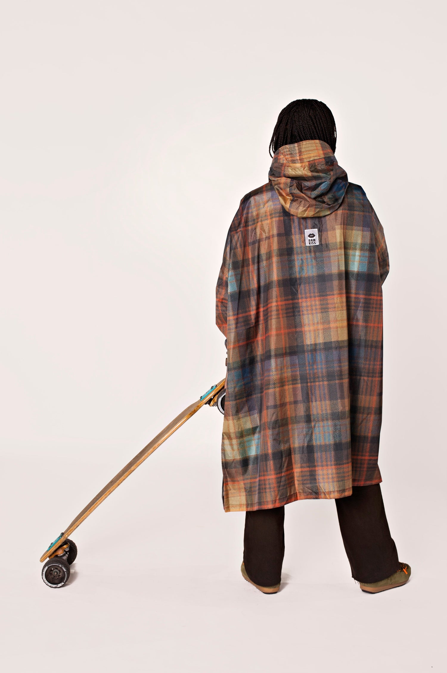 Tartan Rain Poncho
