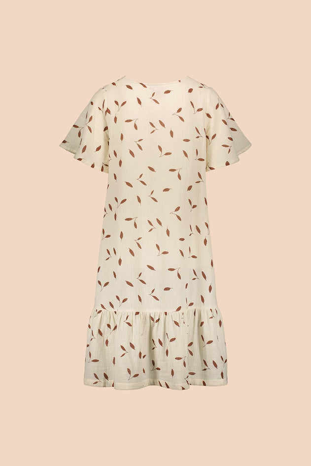 Frill Button Dress Wind