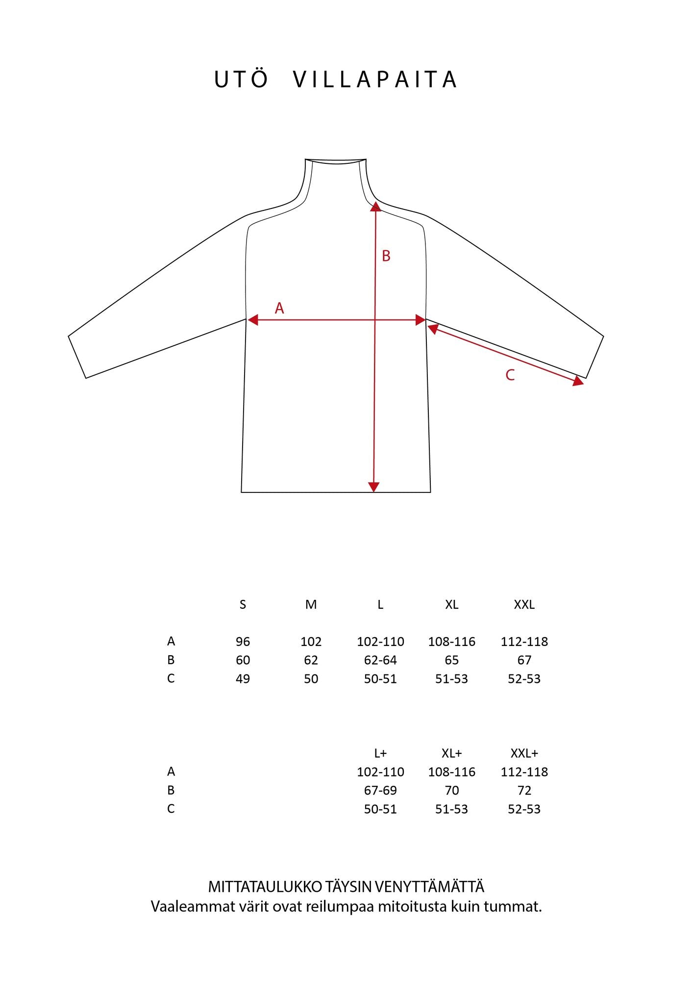 Utö Wool Sweater +length White