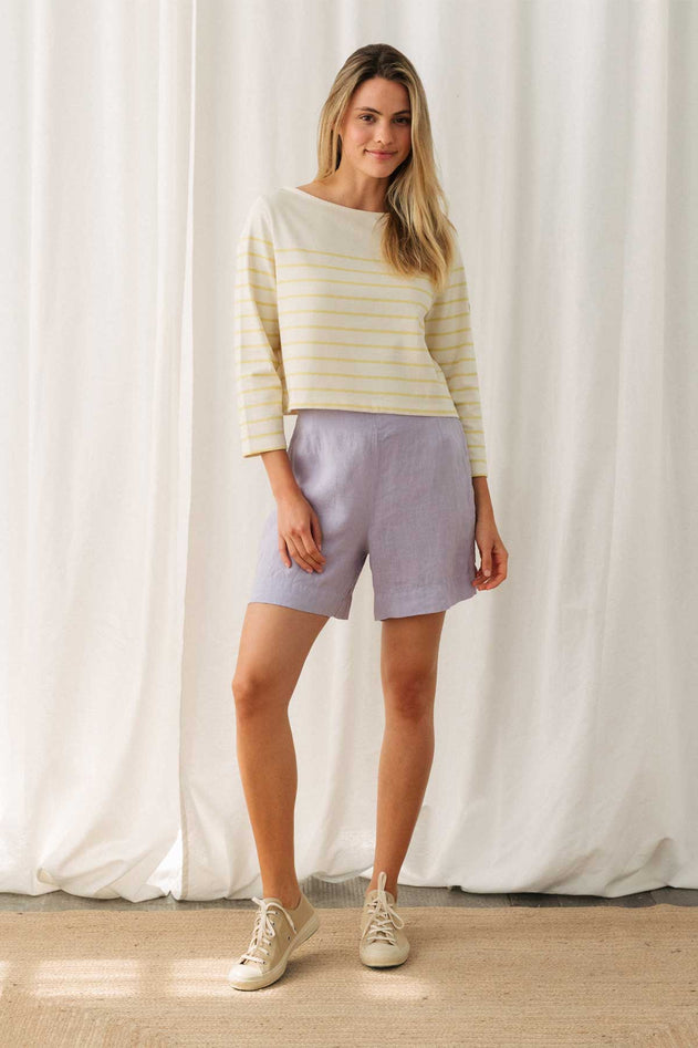 Groto Longsleeve Yellow/Off White - IVALO.COM