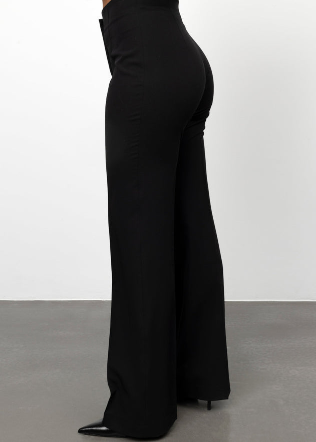 Jagger Flare Trousers Black