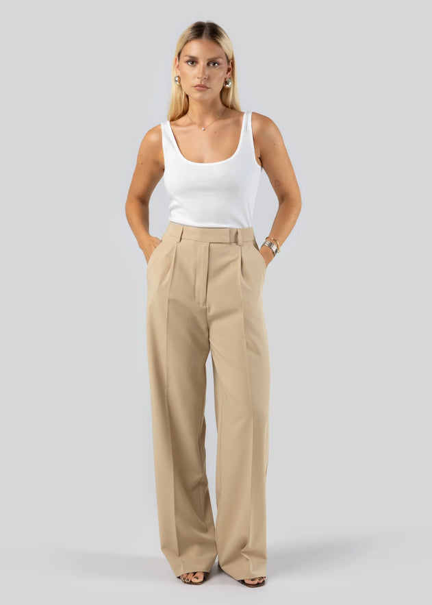Jagger Räätälöidyt Housut Beige