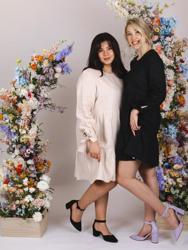 Hailey Dress Sandshell Beige - IVALO.COM