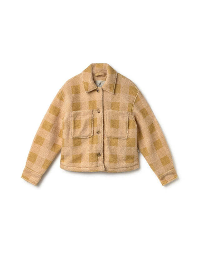 Hoben Jacket Mustard Check