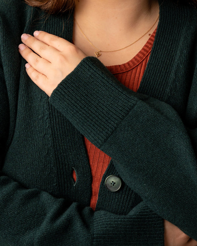 Kaste Cardigan Green