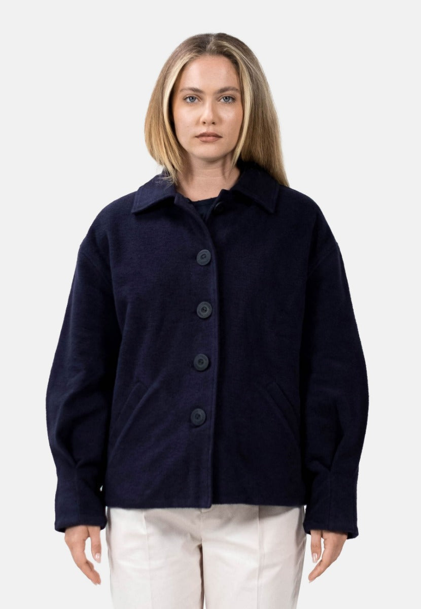 Malmö Cocoon Jacket Blackbird