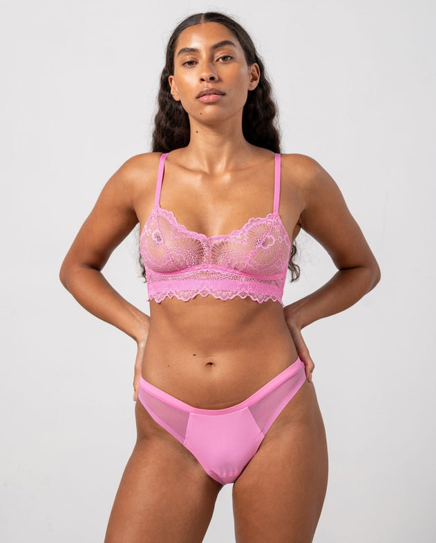 Bikini Micro Kuukautisalushousut 3-Pakkaus Vaaleanpunainen