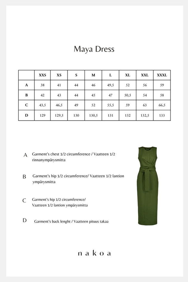 Maya Dress Black - IVALO.COM