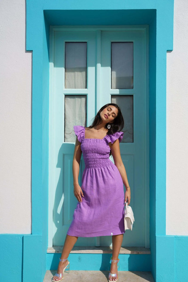 Ariela Dress Iris - IVALO.COM