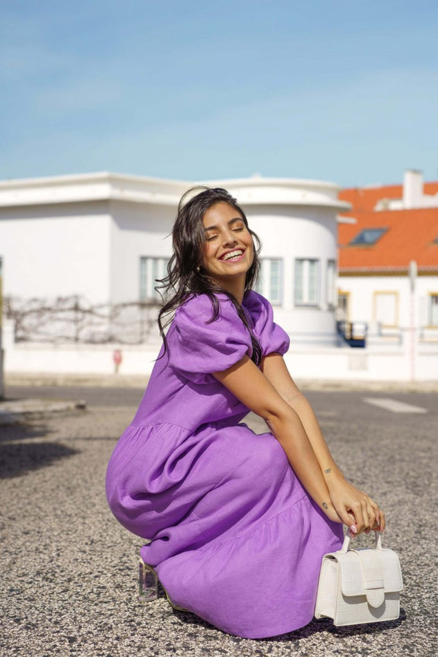 Astrid Dress Iris - IVALO.COM