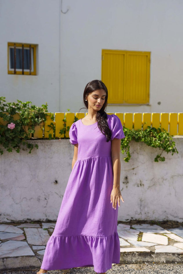 Astrid Dress Iris - IVALO.COM