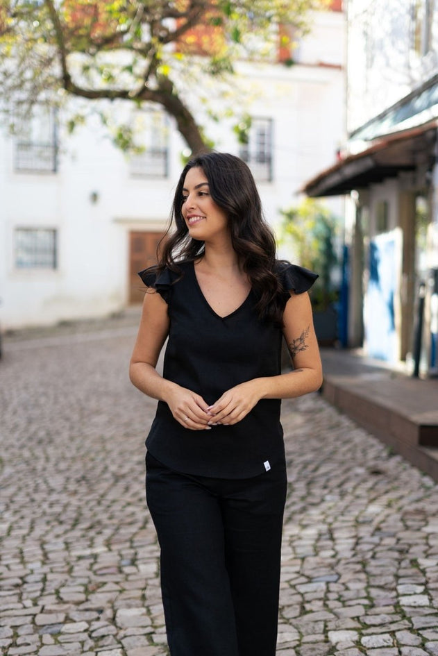Sofia Top Black - IVALO.COM