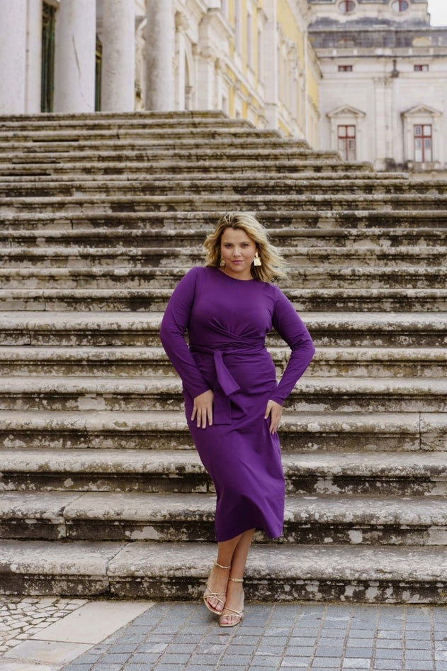 Zoey Dress Royal Violet - IVALO.COM