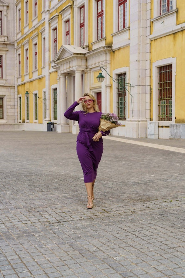 Zoey Dress Royal Violet - IVALO.COM