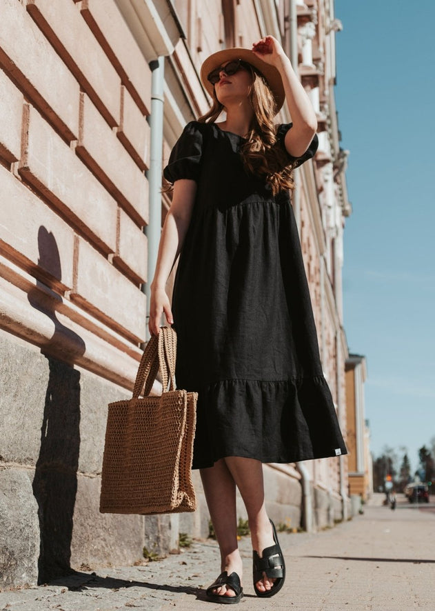Astrid Dress Black - IVALO.COM
