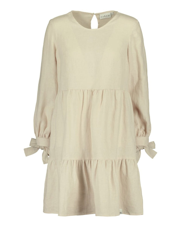 Hailey Dress Sandshell Beige - IVALO.COM