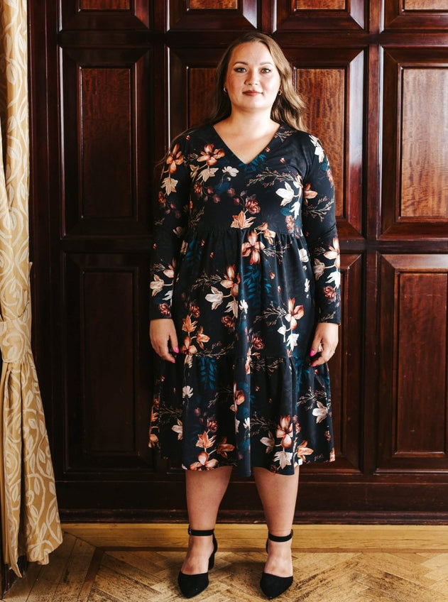 Amélie Layered Dress Versailles Blue - IVALO.COM