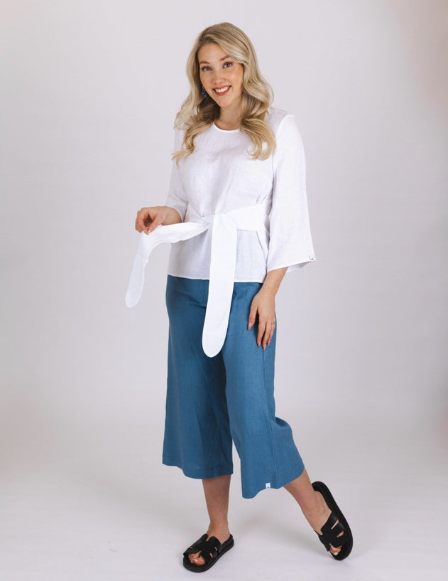 Ophelia Blouse Coconut Milk White - IVALO.COM