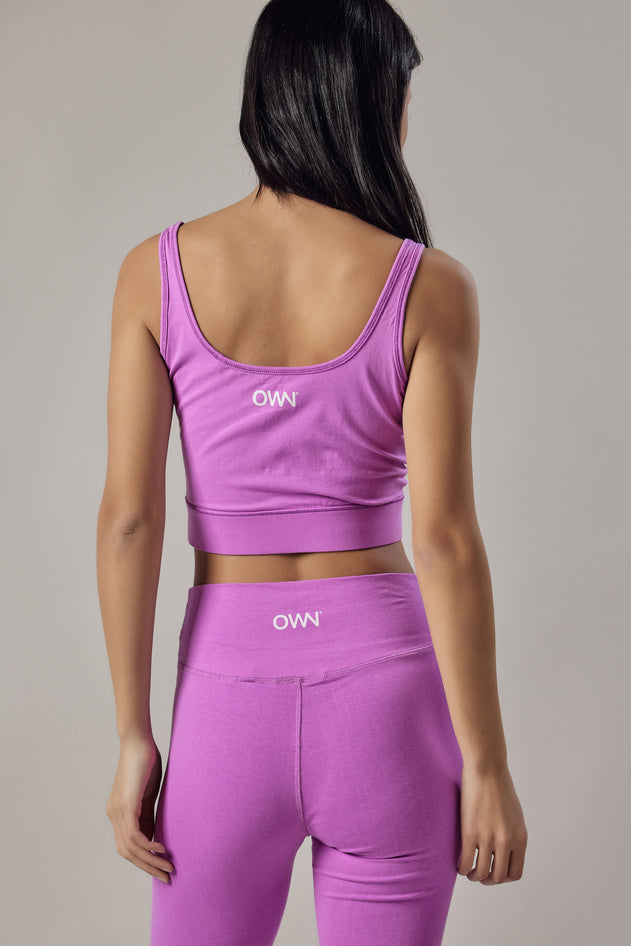 Women's Active High Waist Leggings & Sports Top Set