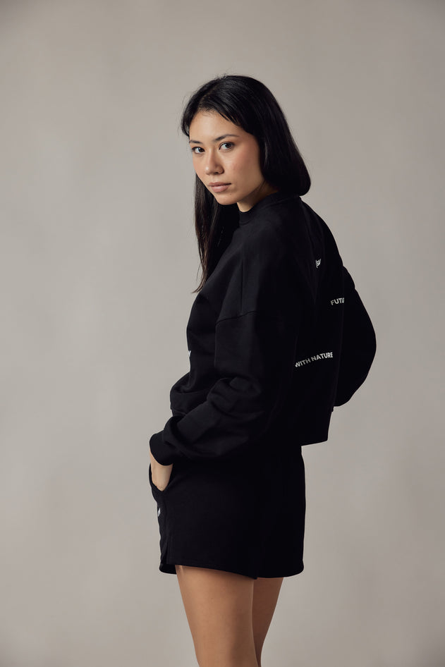 Felpa Girocollo Loose Fit