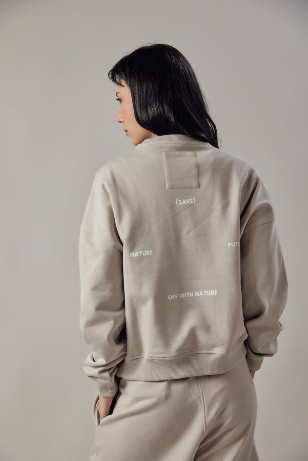 Felpa Girocollo Loose Fit