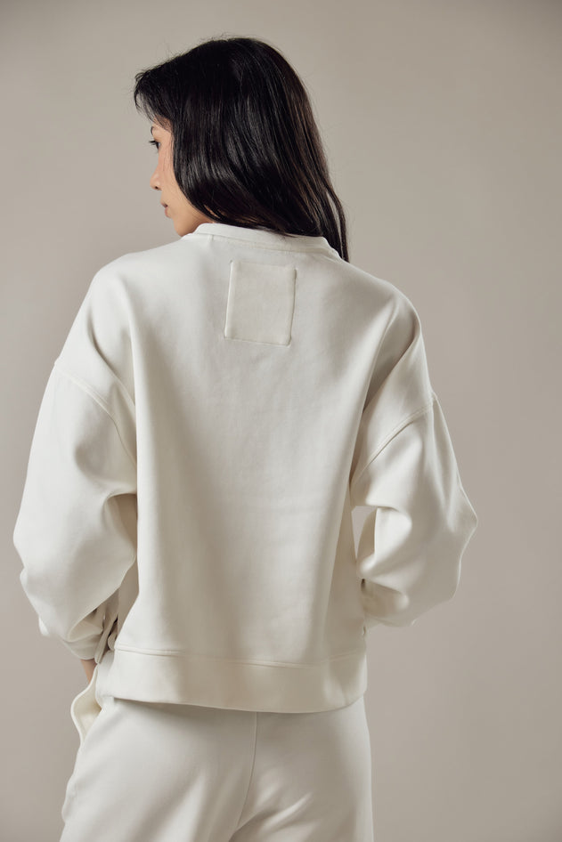 Felpa Girocollo Loose Fit Interlock -mallistossa