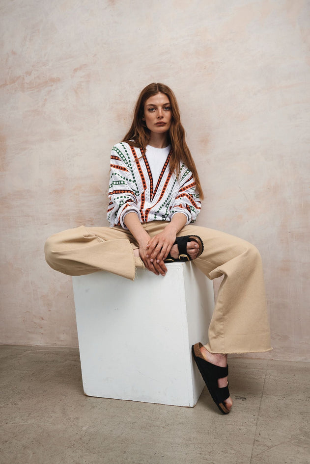 Riri Cotton Tencel Jumper Multicolor