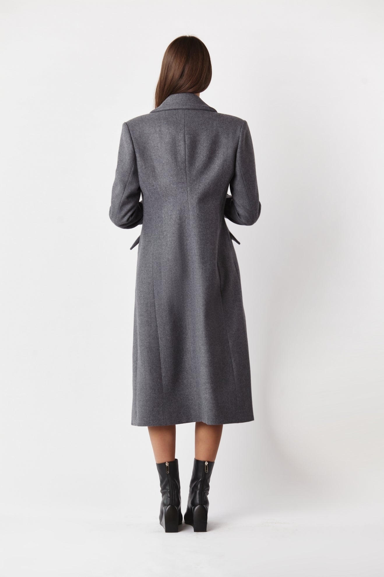 Classic Wool Coat Extravagant Grey